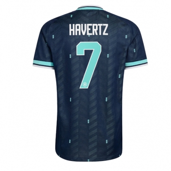 Billige Fotballdrakt Tyskland Kai Havertz #7 Replika Bortedrakt VM 2026 Kortermet